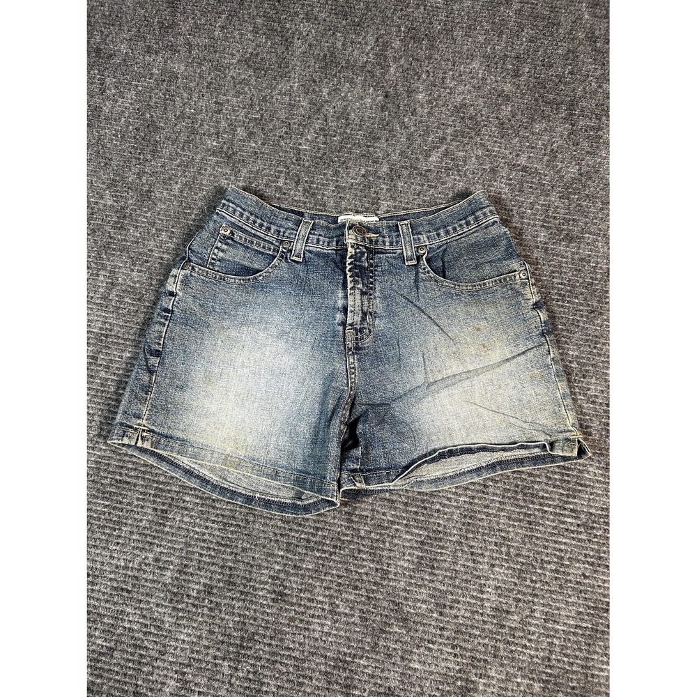 Limited Too Denim Shorts Girls 3 JR Blue Good Y2K Sandblasted Stretch Retro